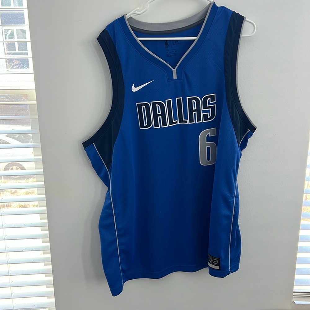Kristaps Porzingis Mavericks Jersey Blue XXL Away